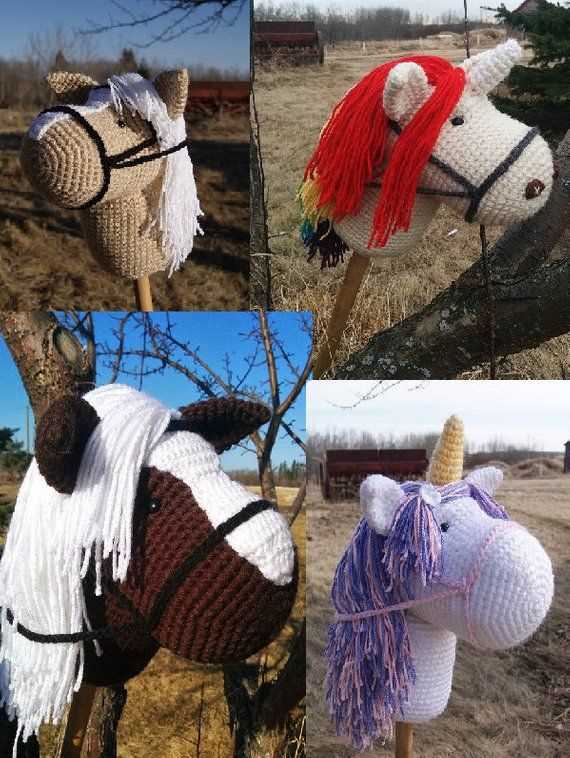 Knitting horse pattern