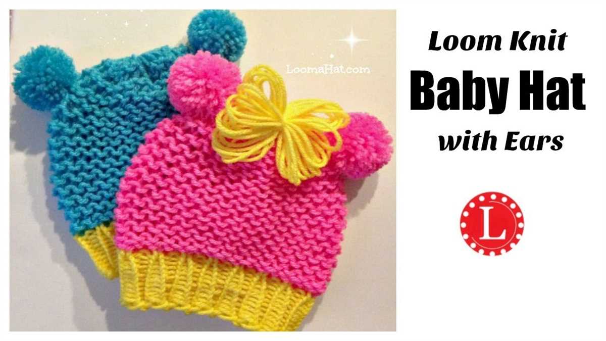 Knitting in the round hat pattern