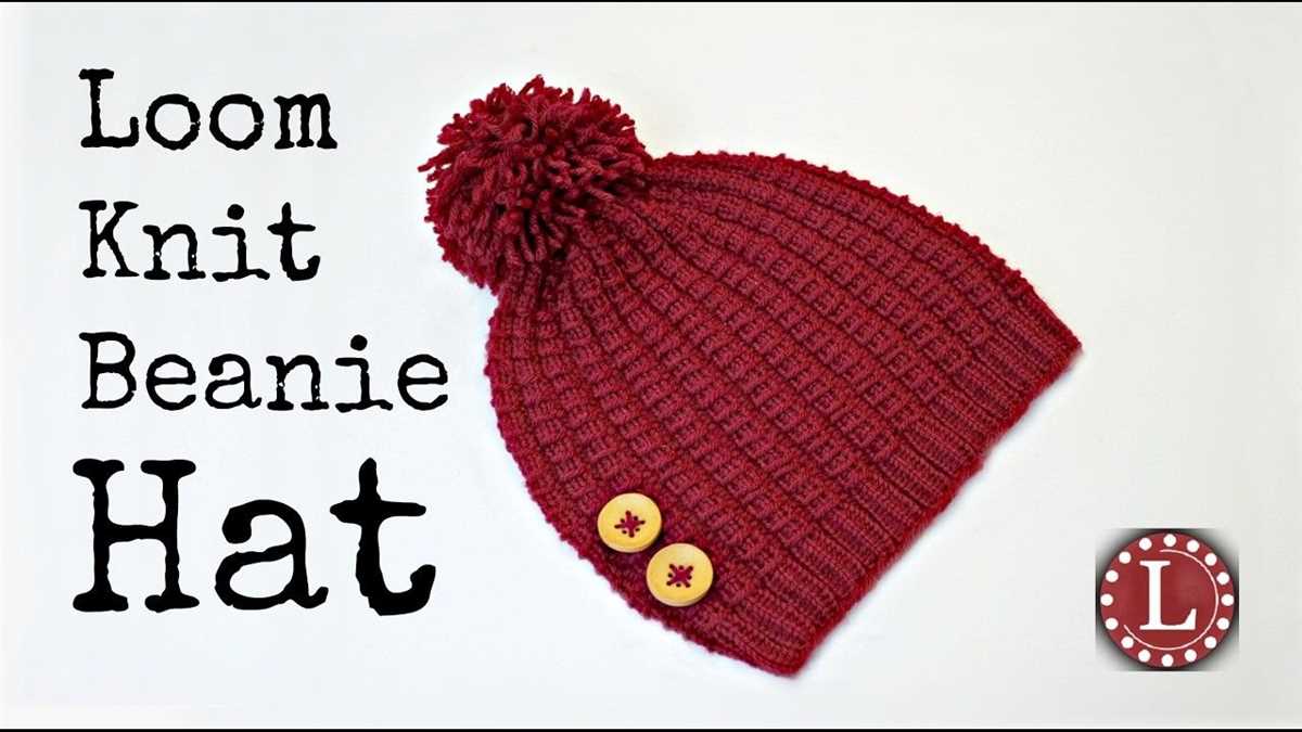 Knitting in the round hat pattern