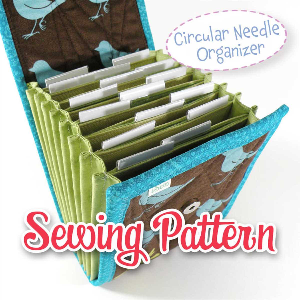 Knitting needle case pattern