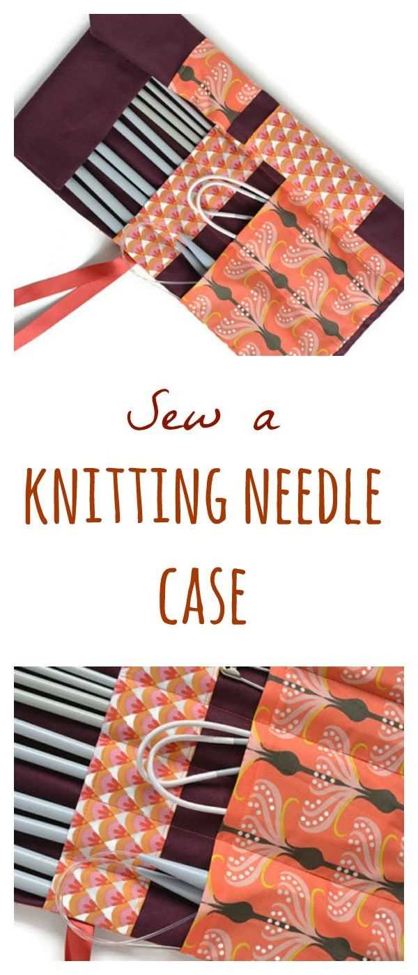 Knitting needle case pattern
