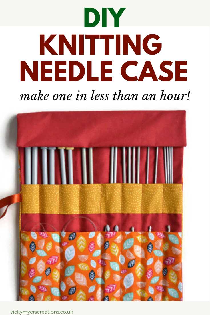 Knitting needle case pattern pdf