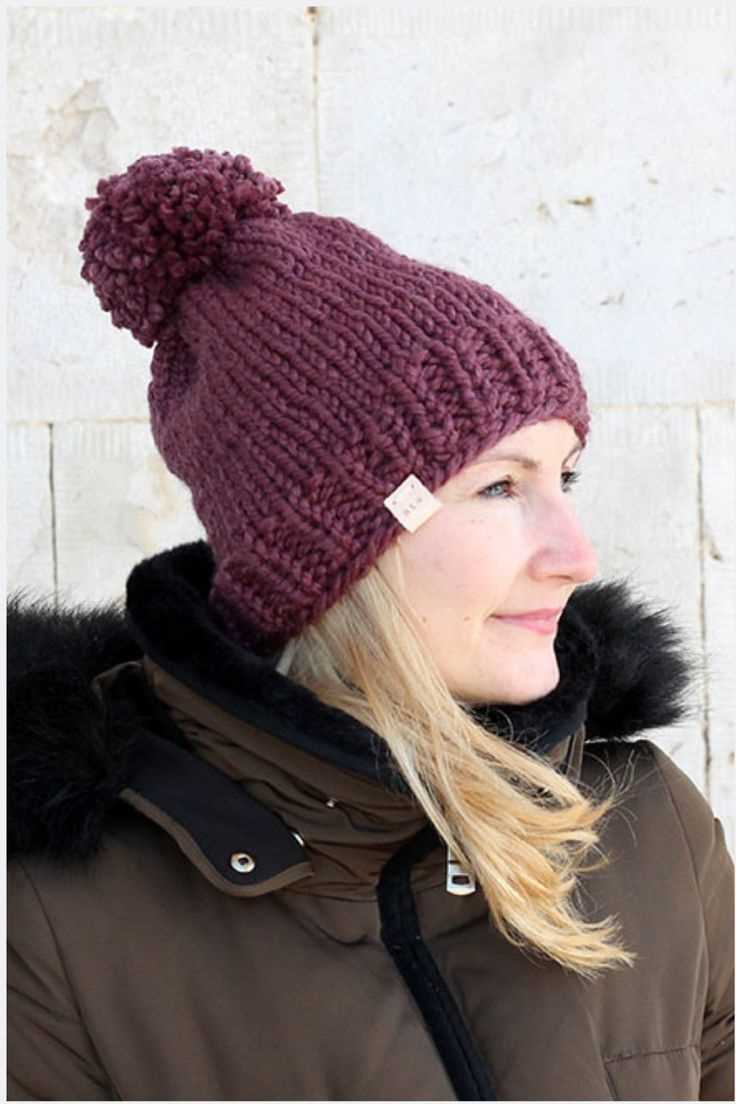 Knitting pattern beanie circular needles