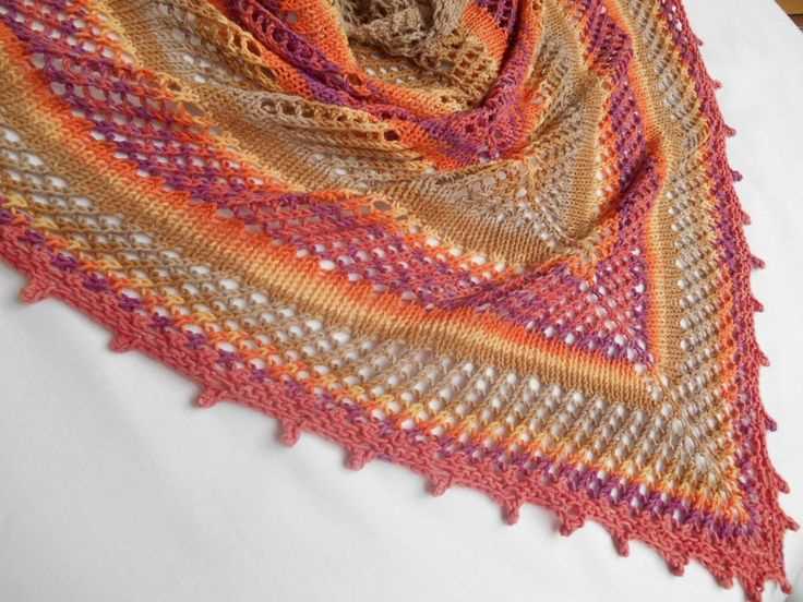Knitting pattern central shawl