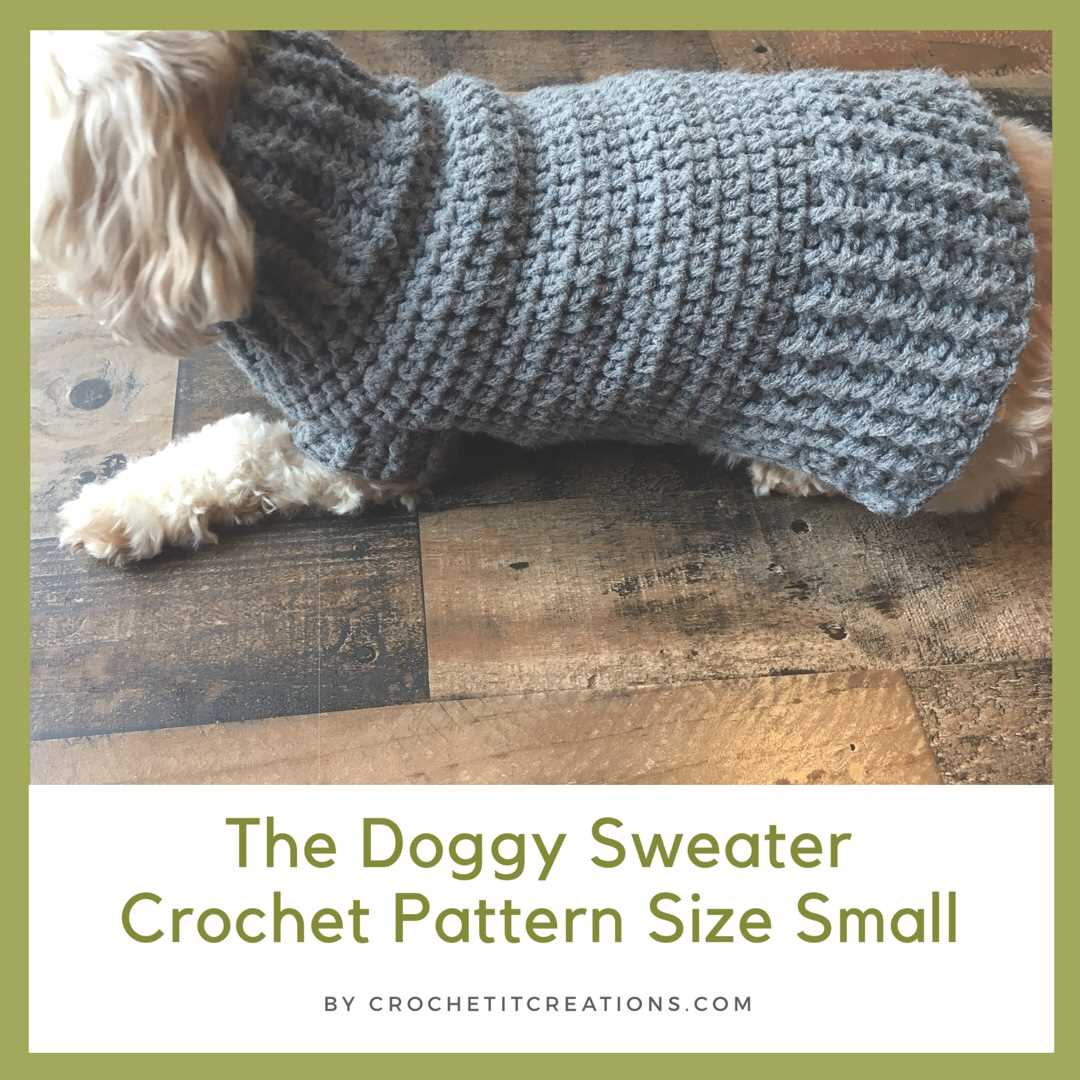 Knitting pattern for dog sweater beginner free