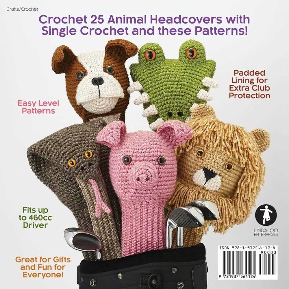 Knitting pattern for golf club covers