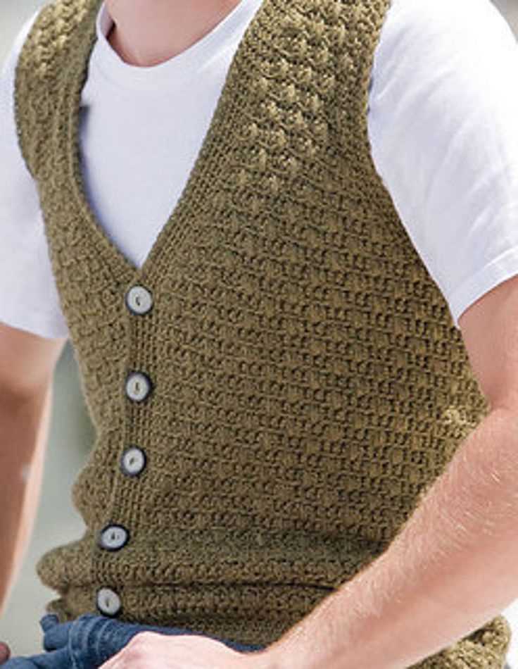 Knitting pattern for men's vest free