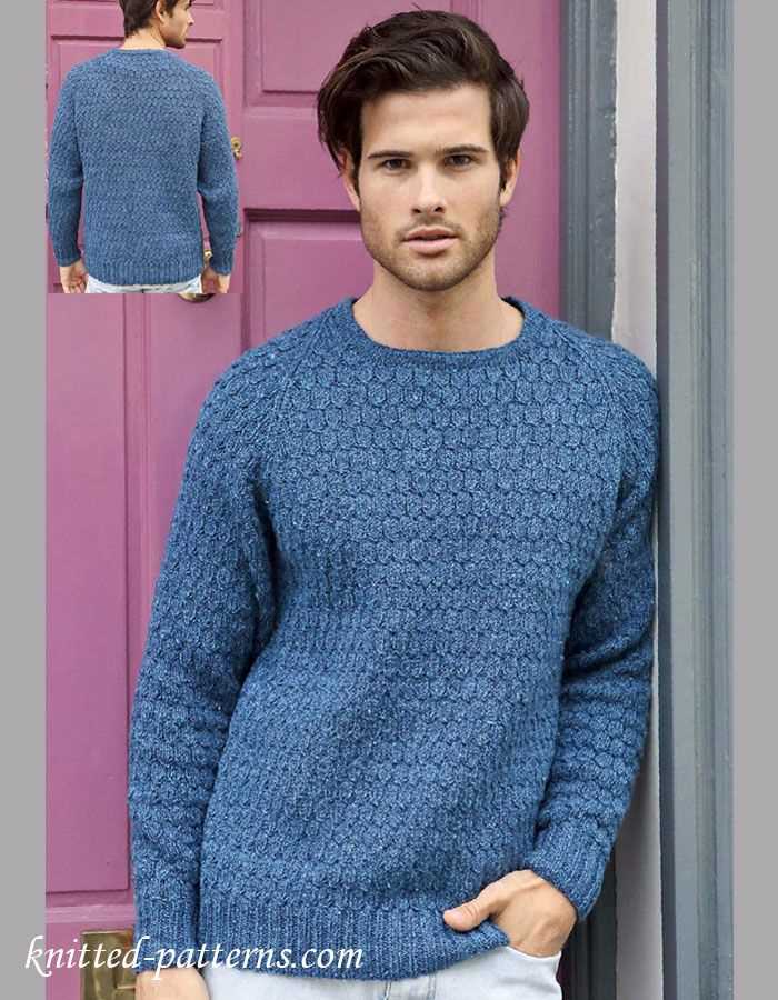 Knitting pattern for mens jumper