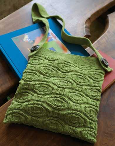 Knitting pattern for shoulder bag