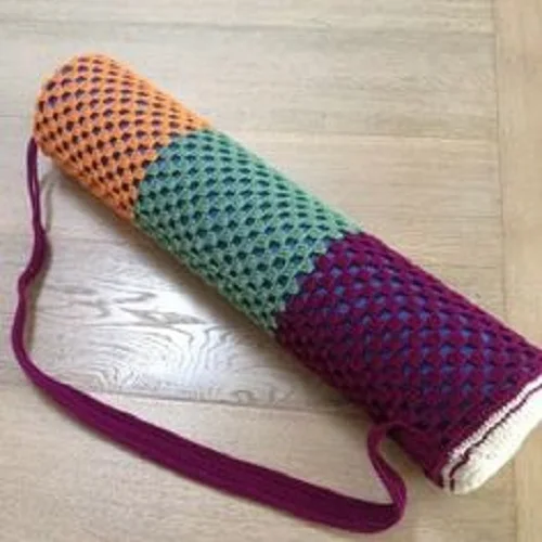 Knitting pattern for yoga mat bag