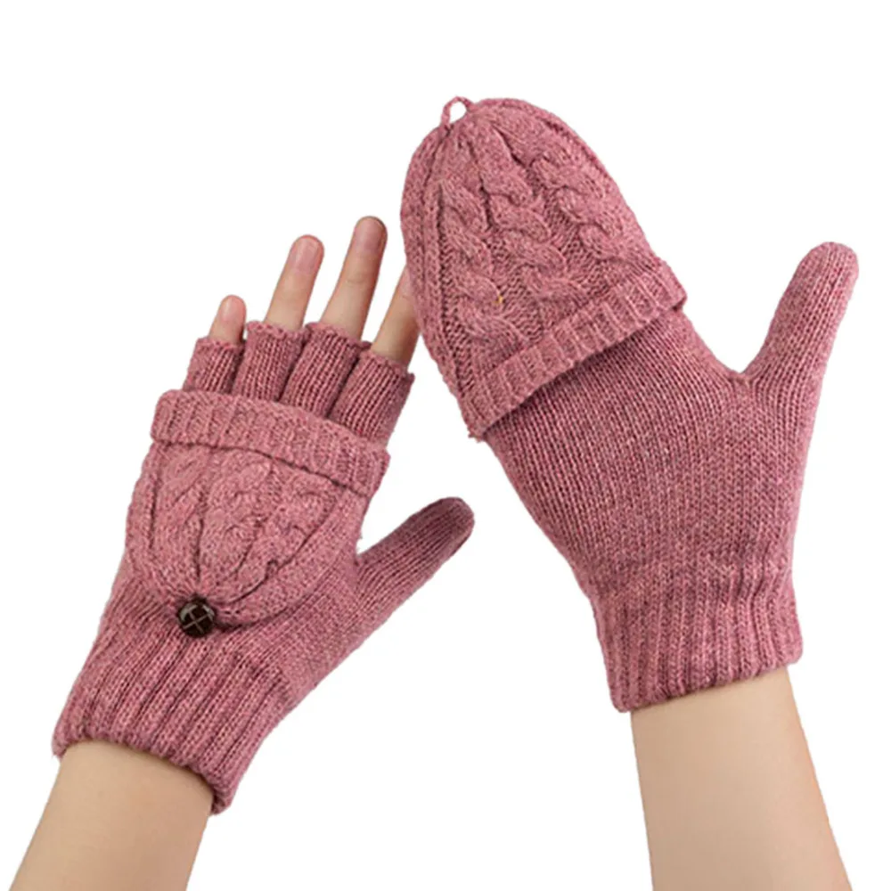 Knitting pattern gloves with half fingers