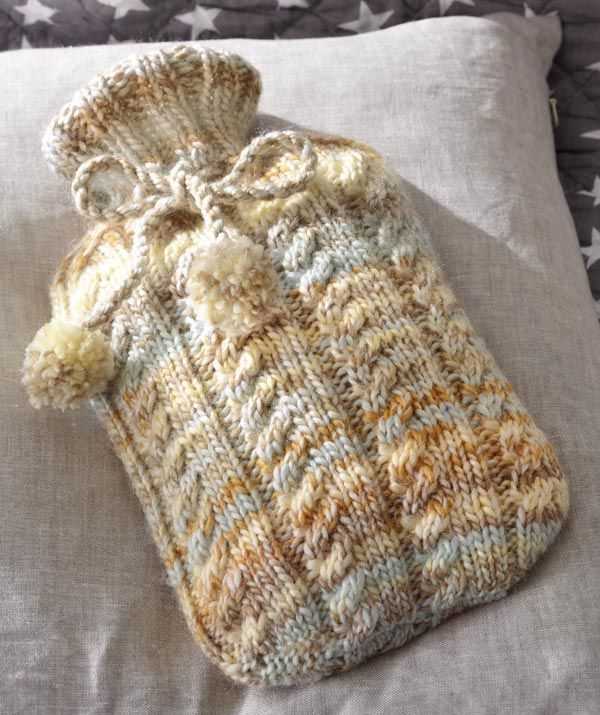 Knitting pattern hot water bottle