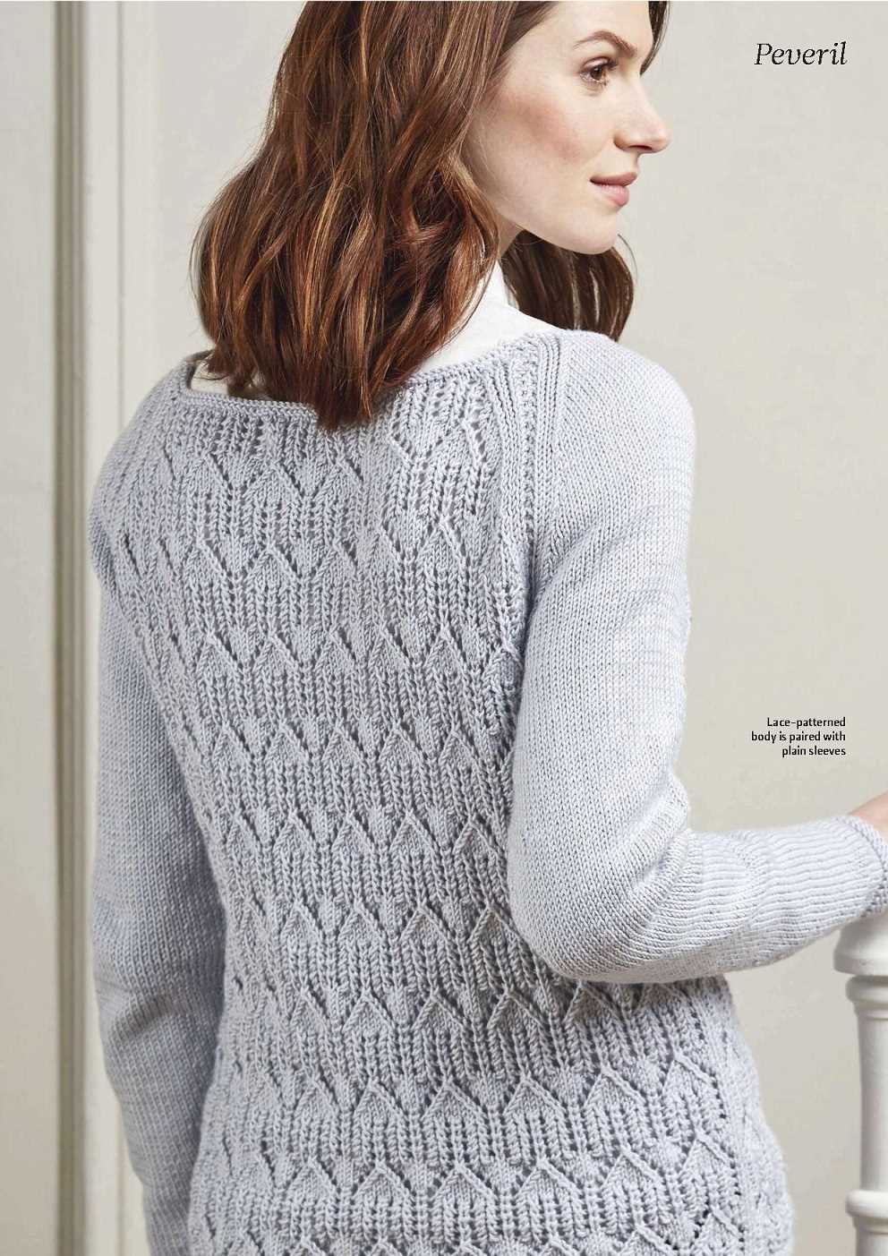 Knitting pattern letter jumper