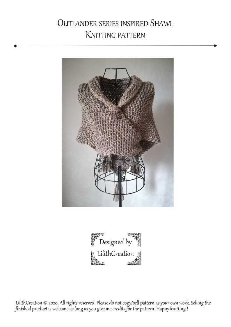 A Guide to Creating the Stunning Outlander Shawl with a Knitting Pattern Knitting pattern outlander shawl