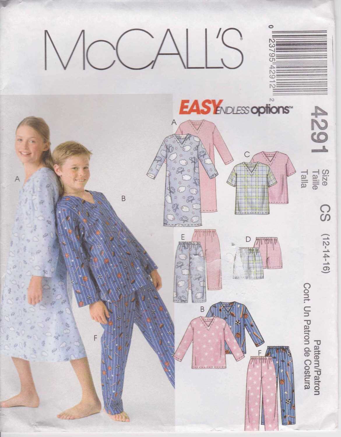 Knitting pattern pajamas
