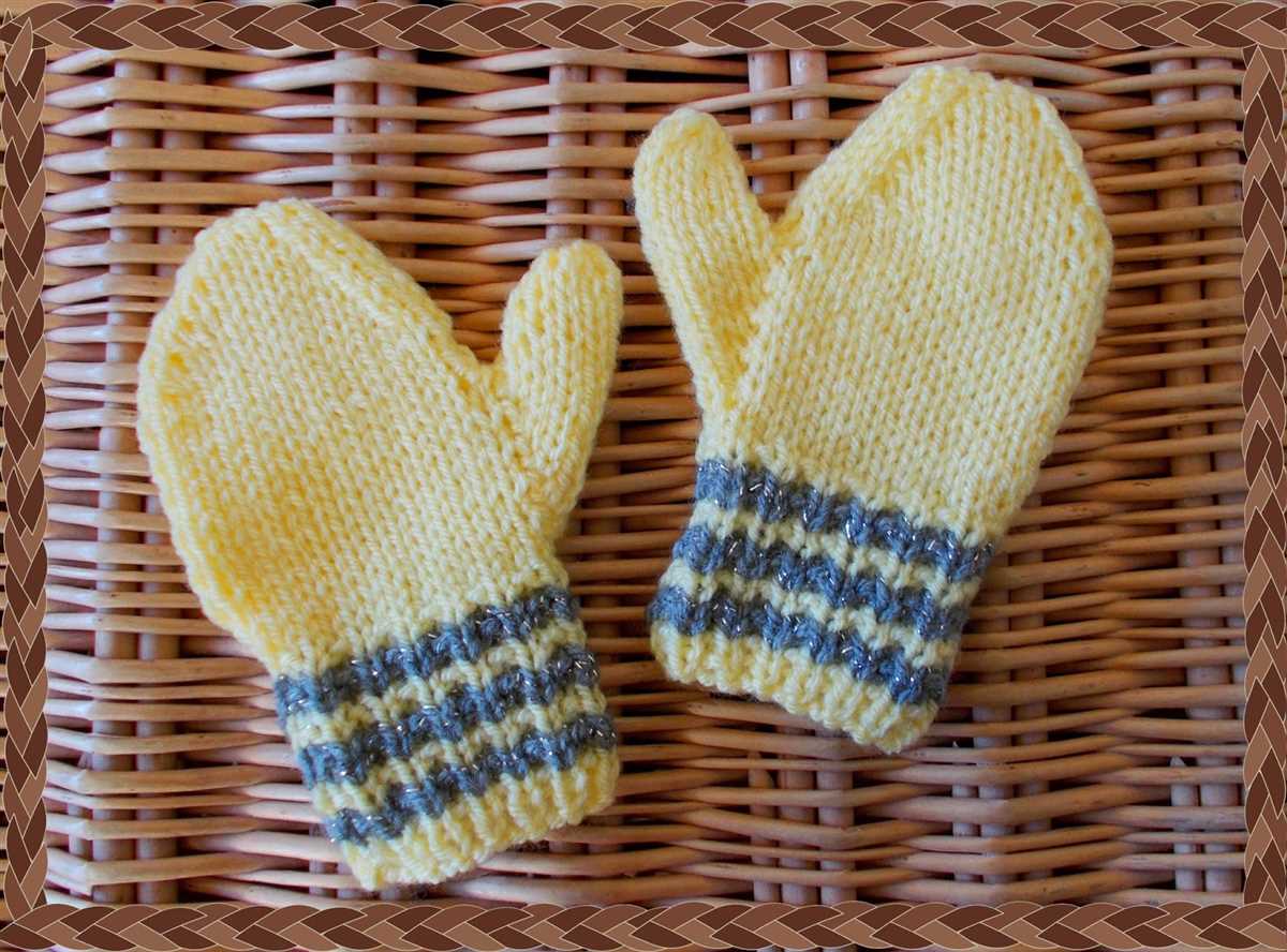 Knitting patterns for childrens gloves