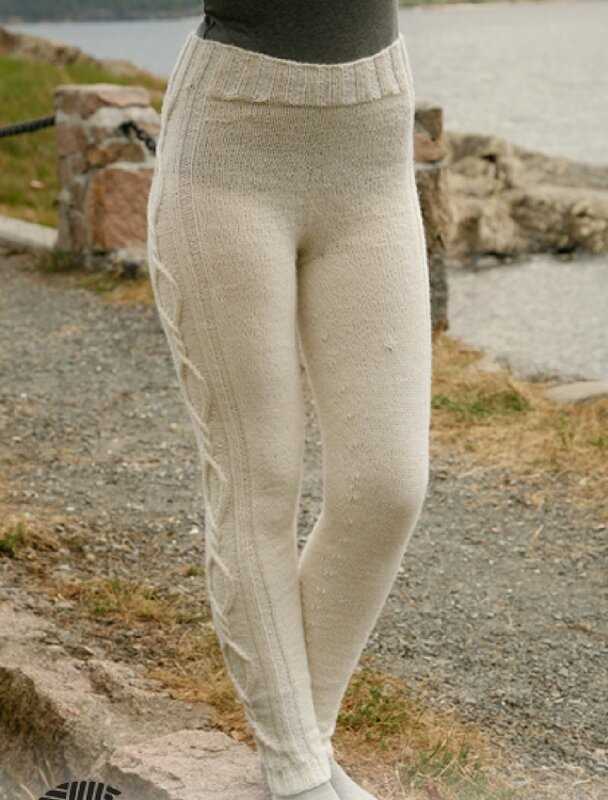 Styles and designs for fashionable women's knitted leggings Knitting patterns for women's leggings