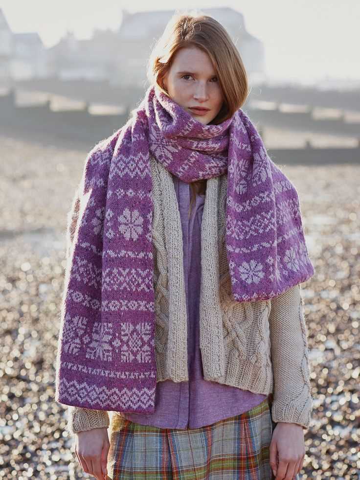 Knitting patterns scarves