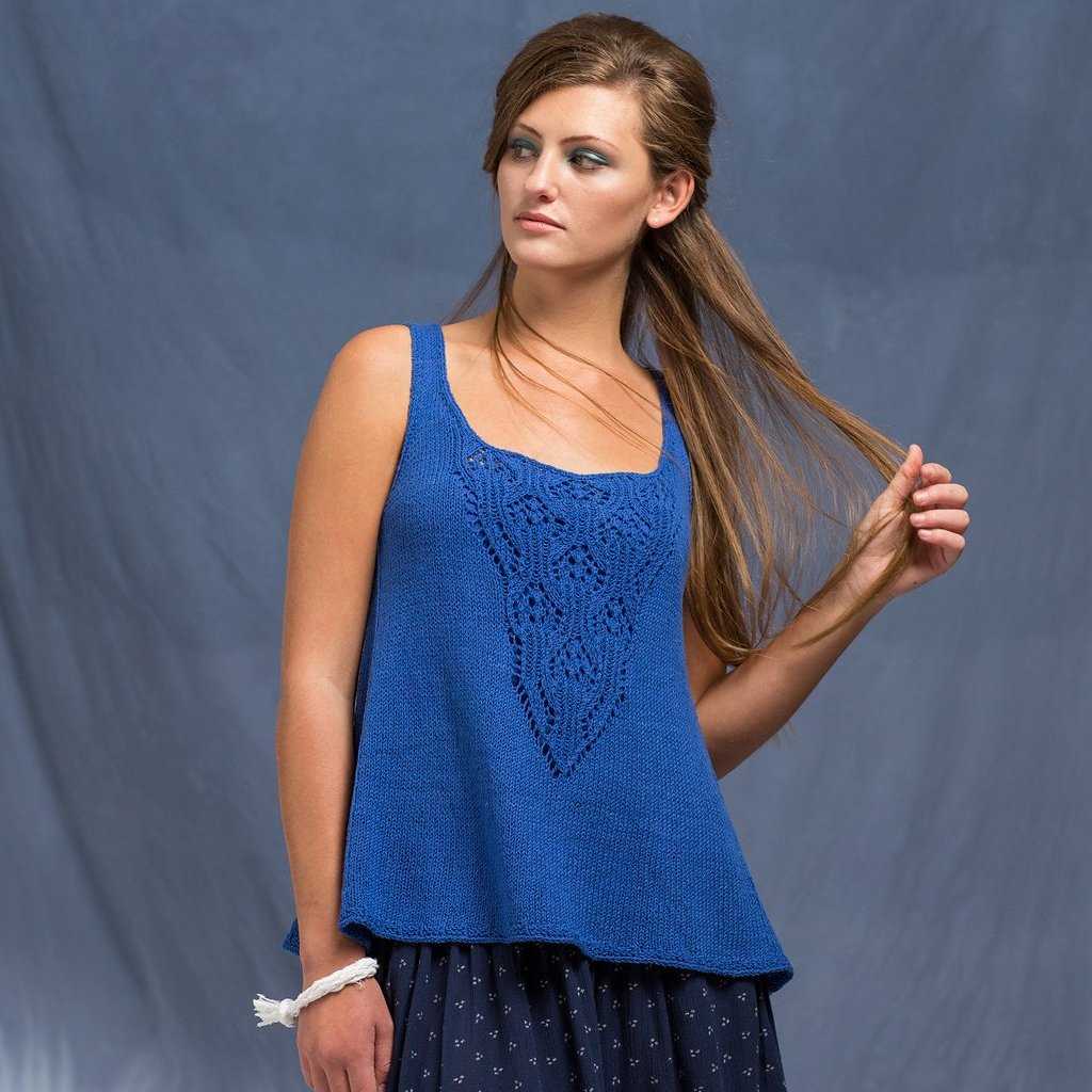 Knitting patterns tank tops ladies