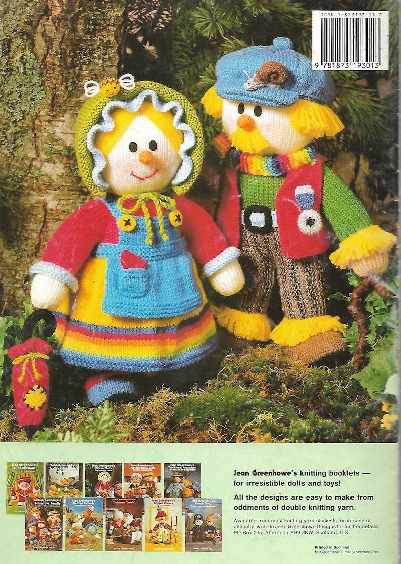 Knitting patterns toys jean greenhowe