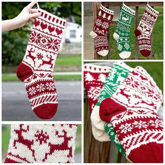 Knitting stocking pattern