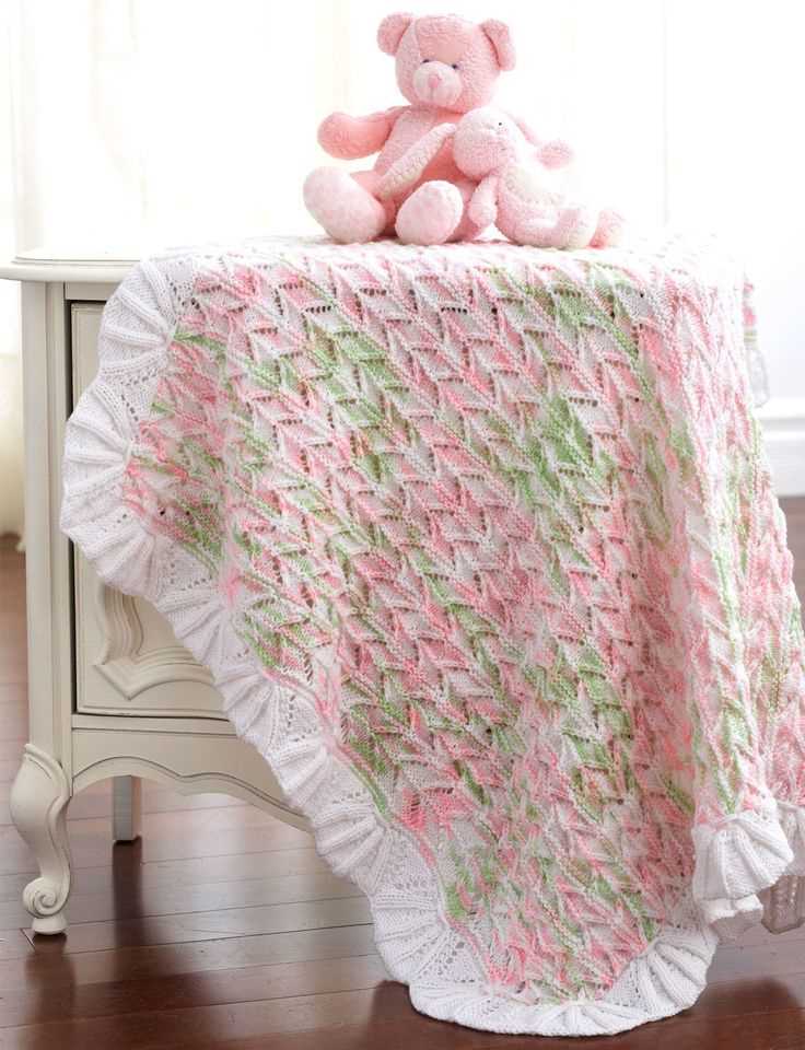 Knitting baby blanket pattern