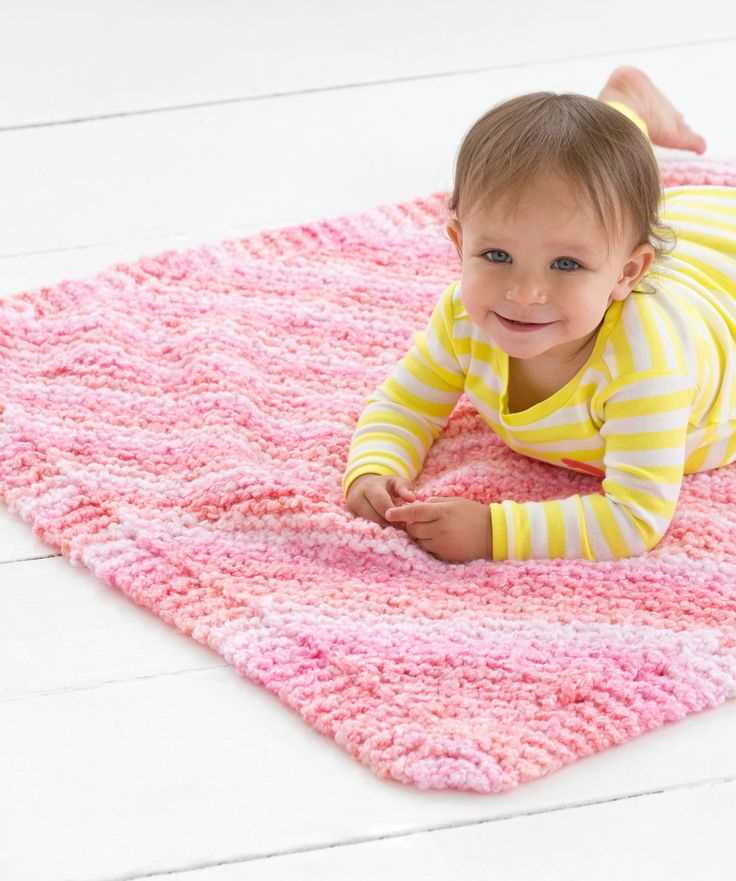 Knitting baby blanket pattern