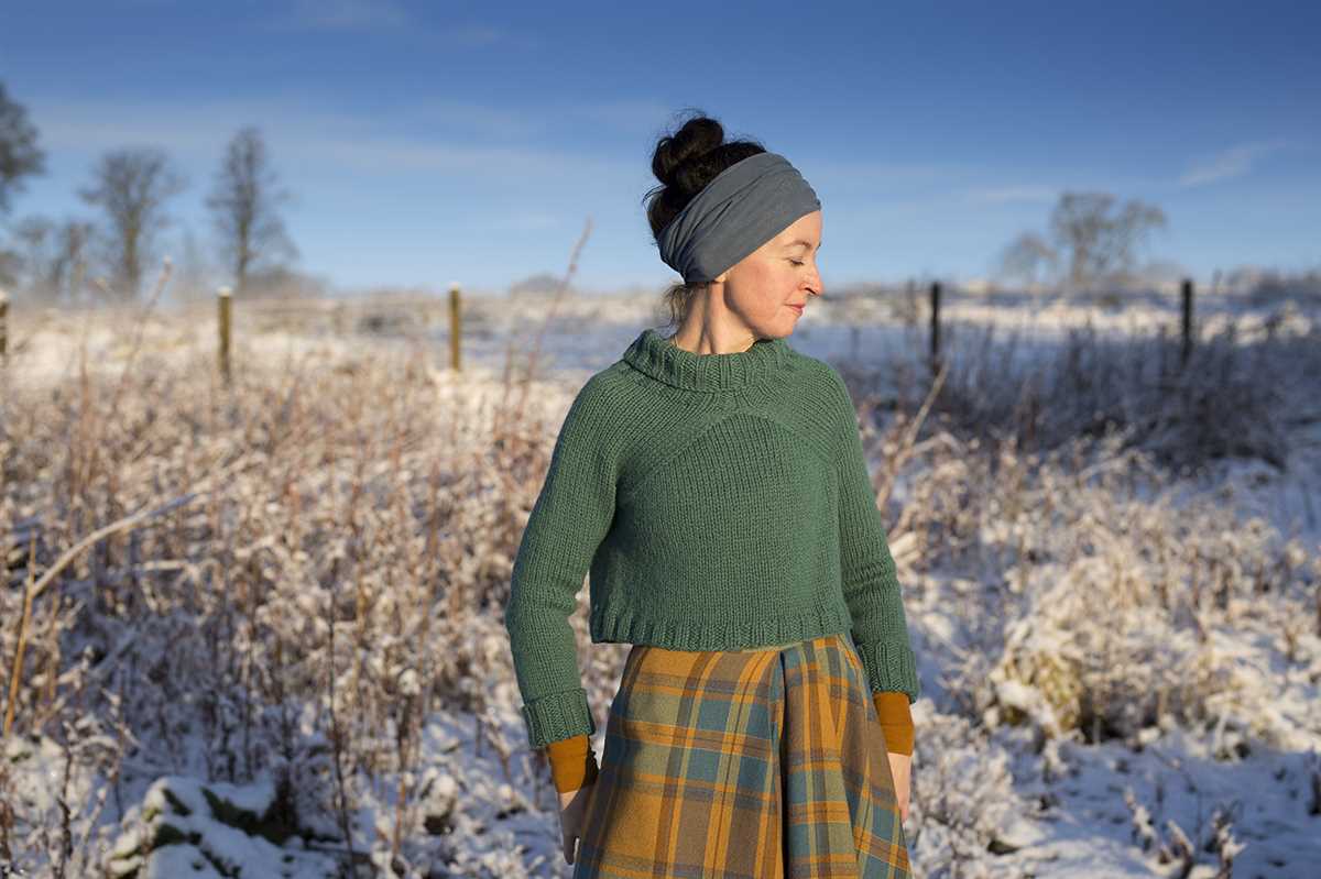 Knitting cropped sweater pattern