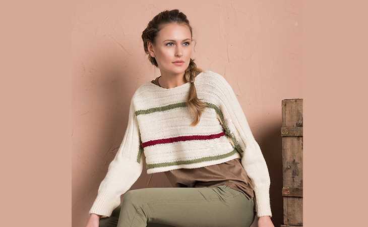 Knitting cropped sweater pattern
