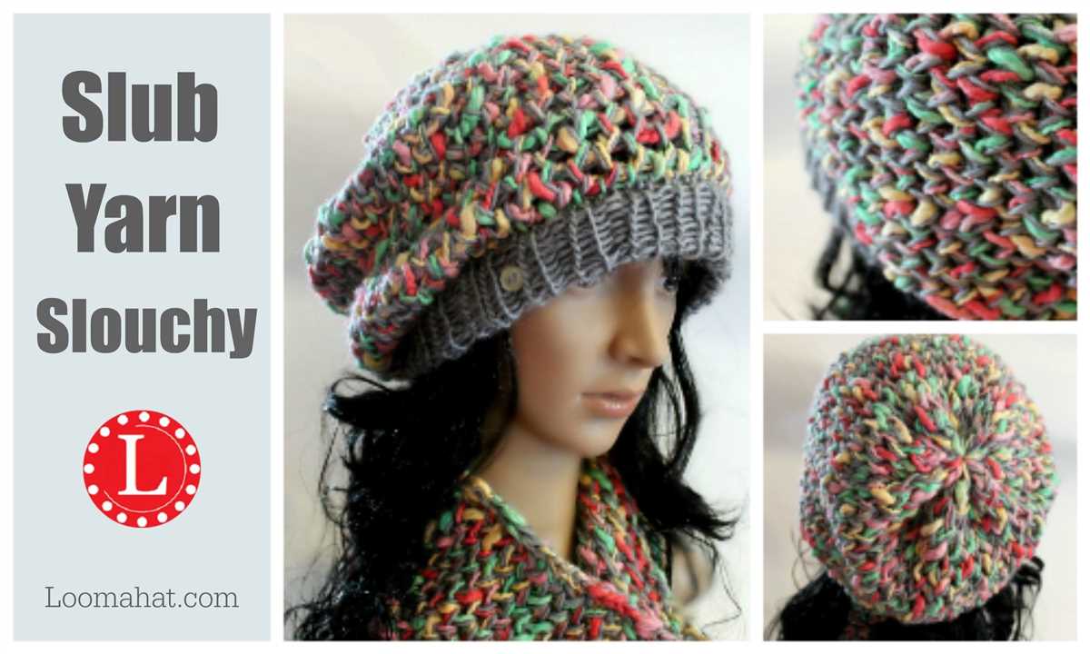 Knitting in the round hat pattern