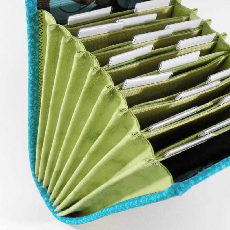 Knitting needle bag pattern