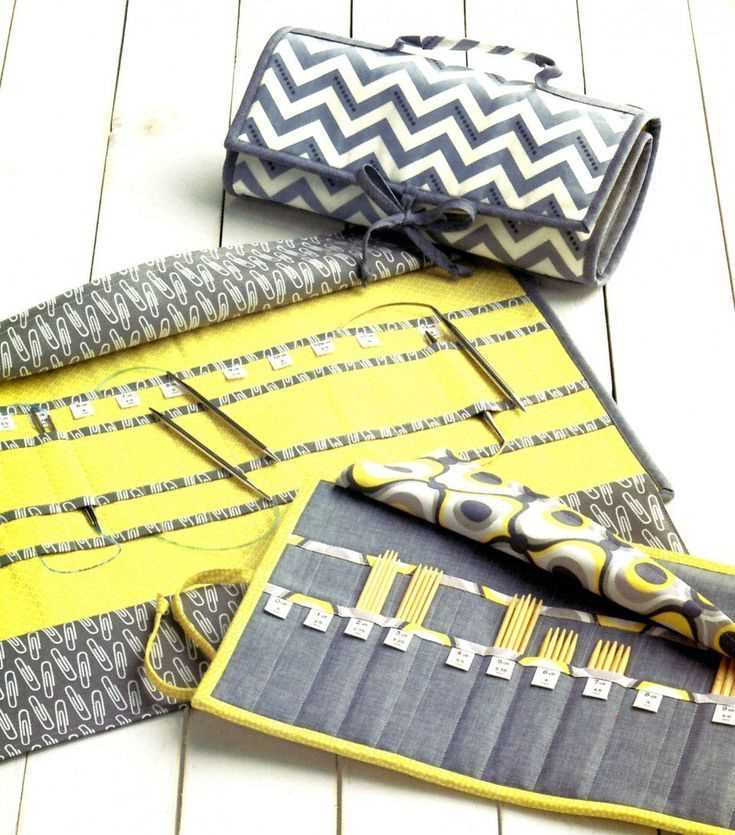Knitting needle case pattern