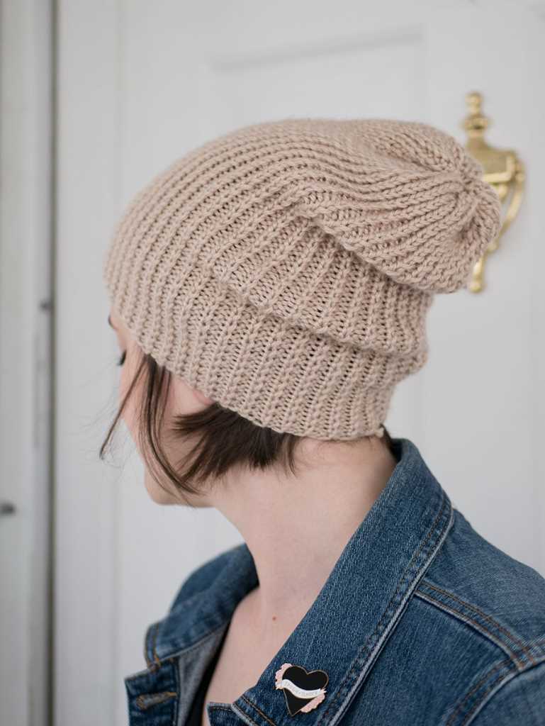 Knitting pattern beanie circular needles