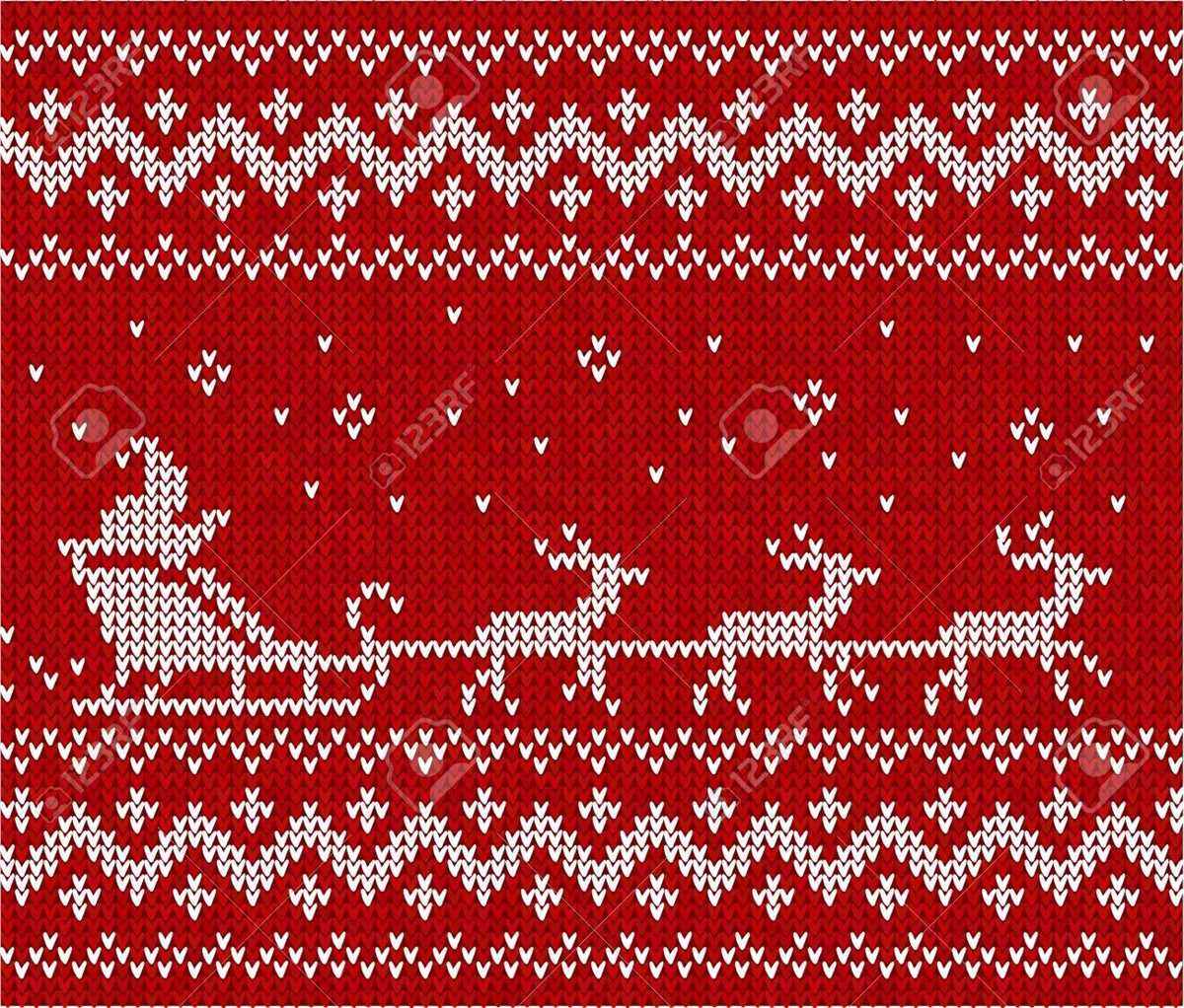 Knitting pattern christmas sweater
