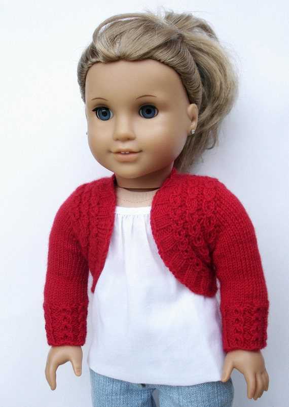 Knitting pattern for doll sweater