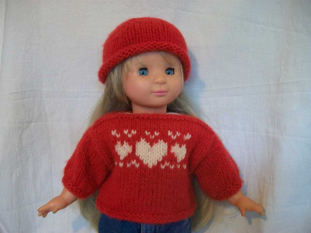 Create a Stylish Sweater for Your Doll with This Knitting Pattern Knitting pattern for doll sweater