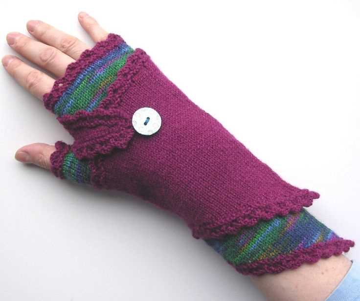 Knitting pattern for fingerless gloves