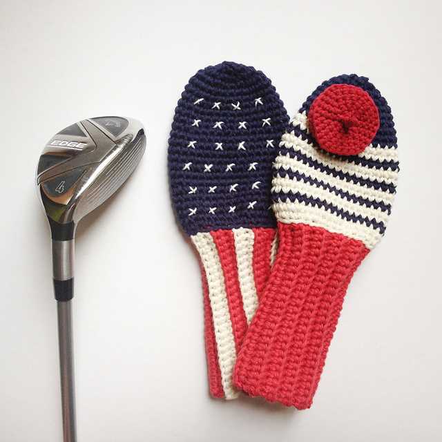 Knitting pattern for golf club covers