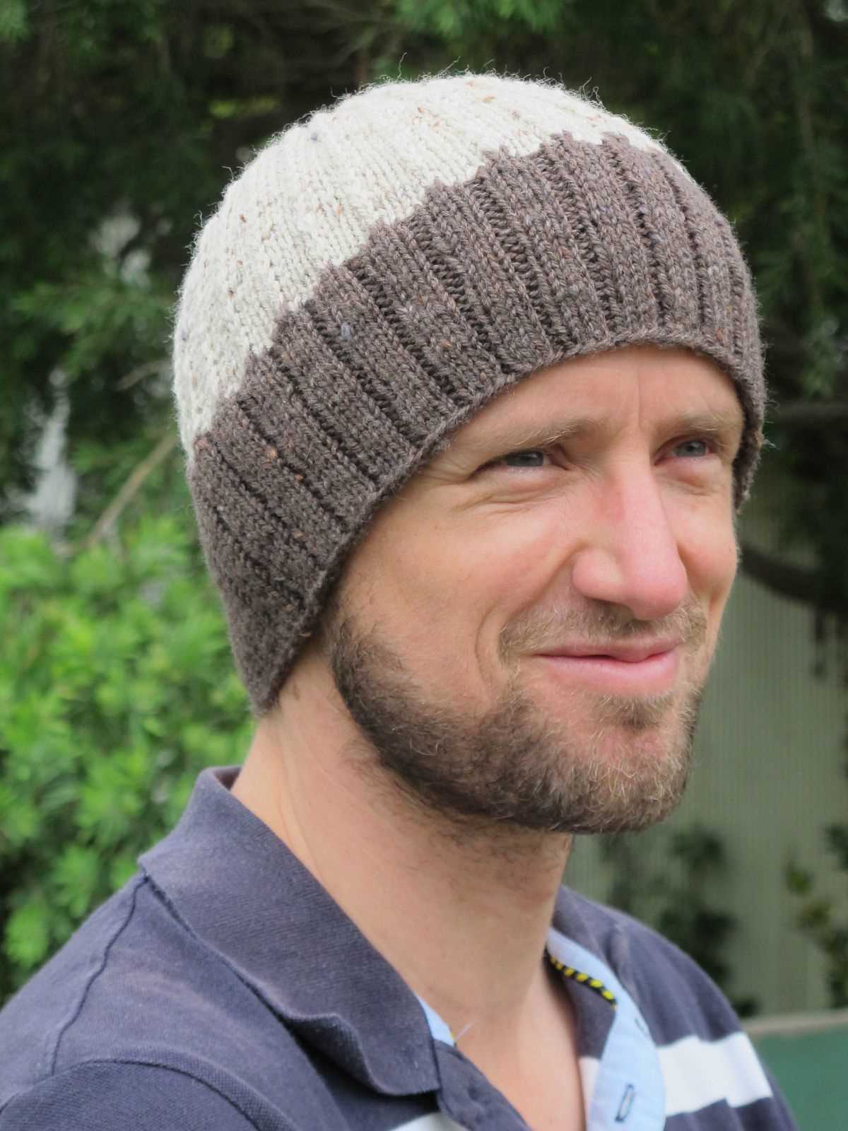Knitting pattern for mens beanie