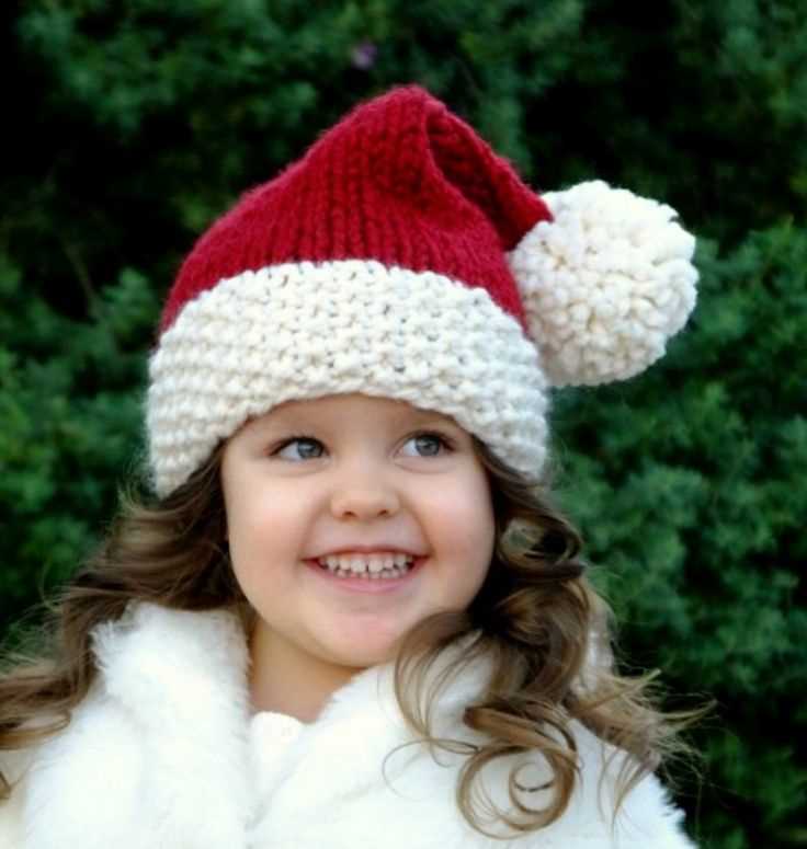 Knitting pattern for small santa hat