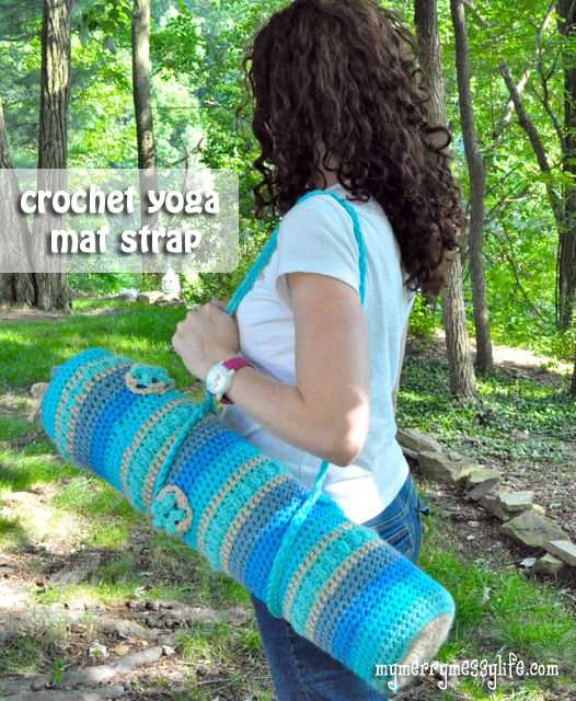 Knitting pattern for yoga mat bag