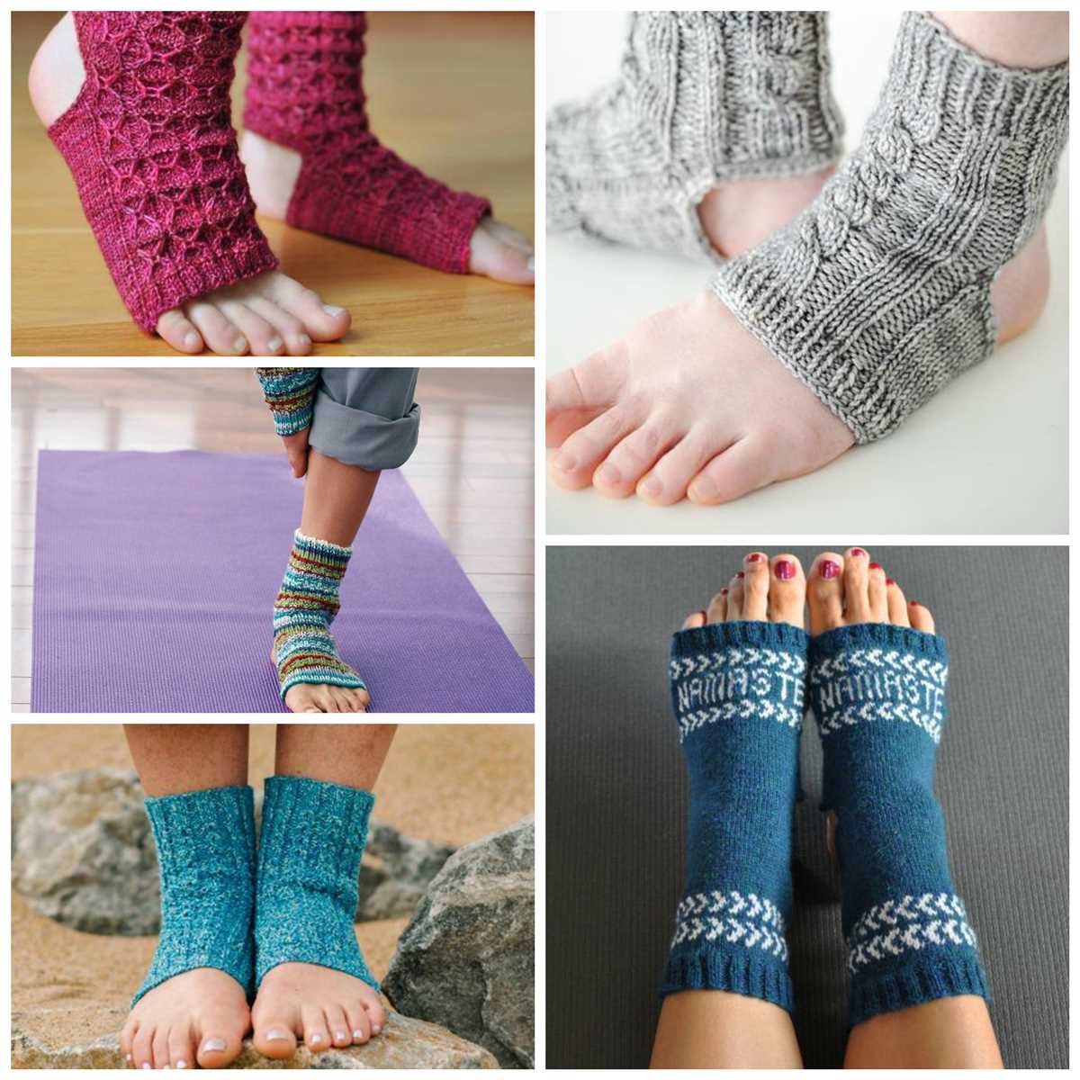Knitting pattern for yoga socks