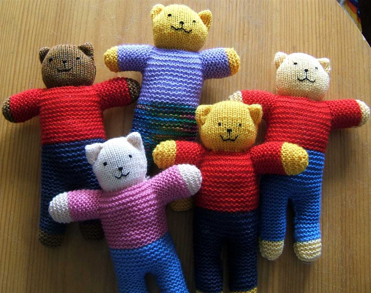 Knitting pattern teddy bear one piece