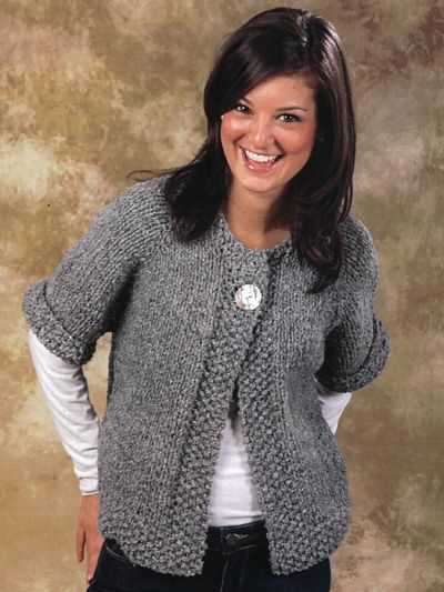 Knitting pattern vest bulky yarn