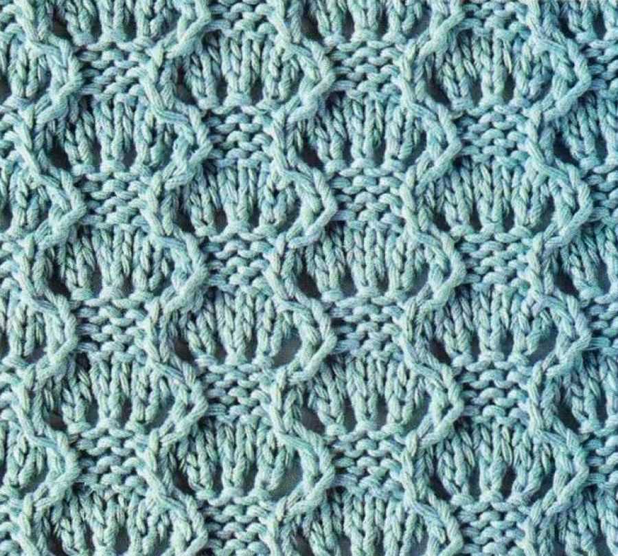 Knitting pattern waves