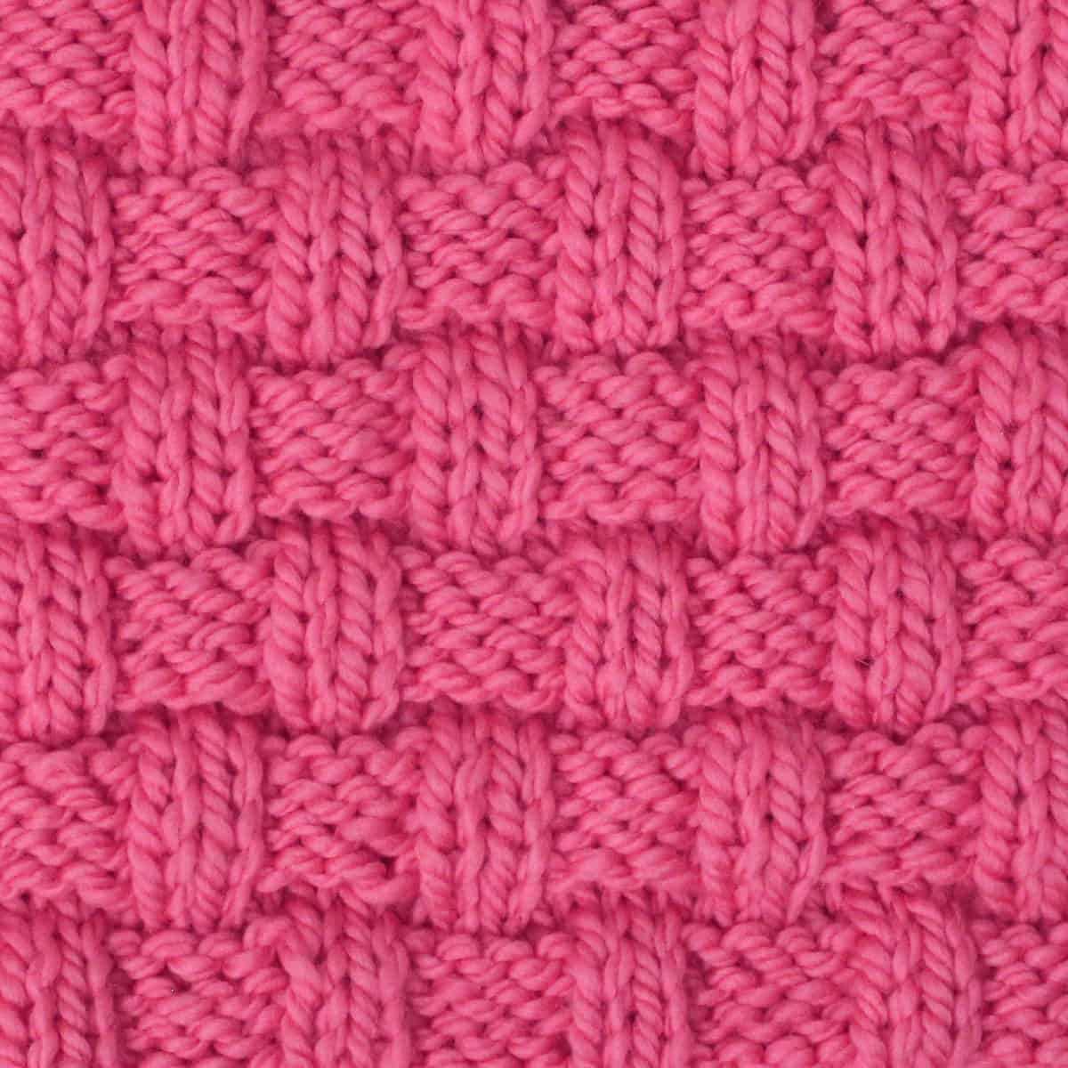 Knitting patterns basket weave stitch