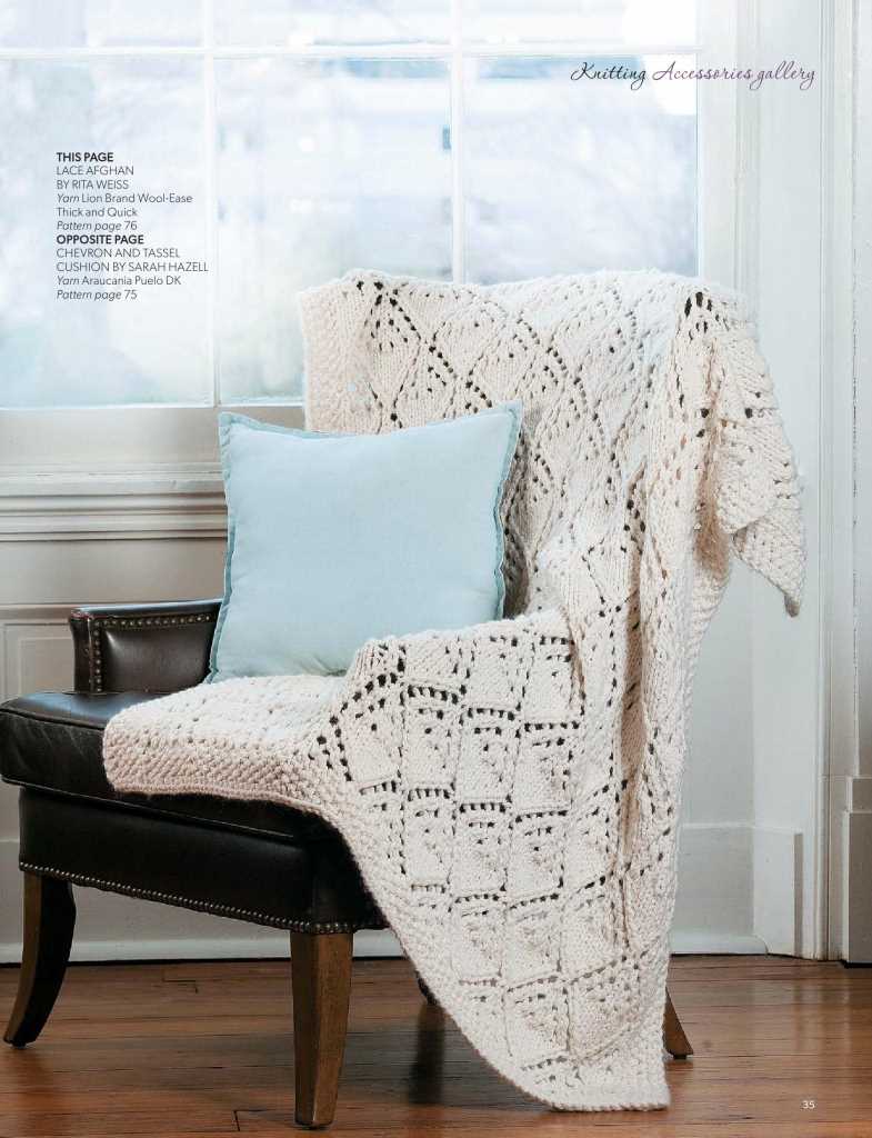 Knitting patterns for bed throws