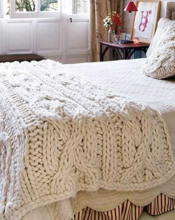 Knitting patterns for bed throws