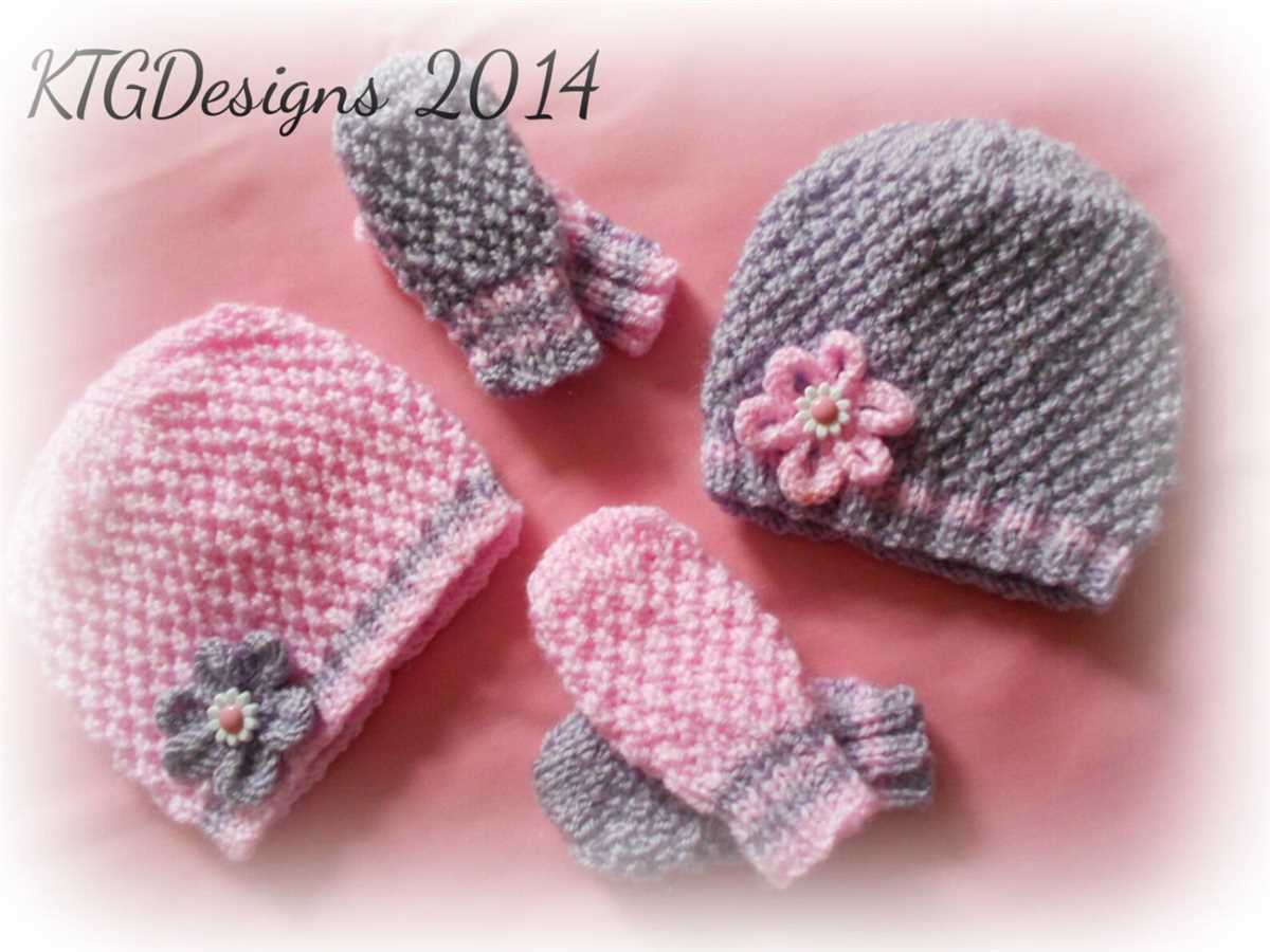 Knitting patterns for childrens hats and mittens