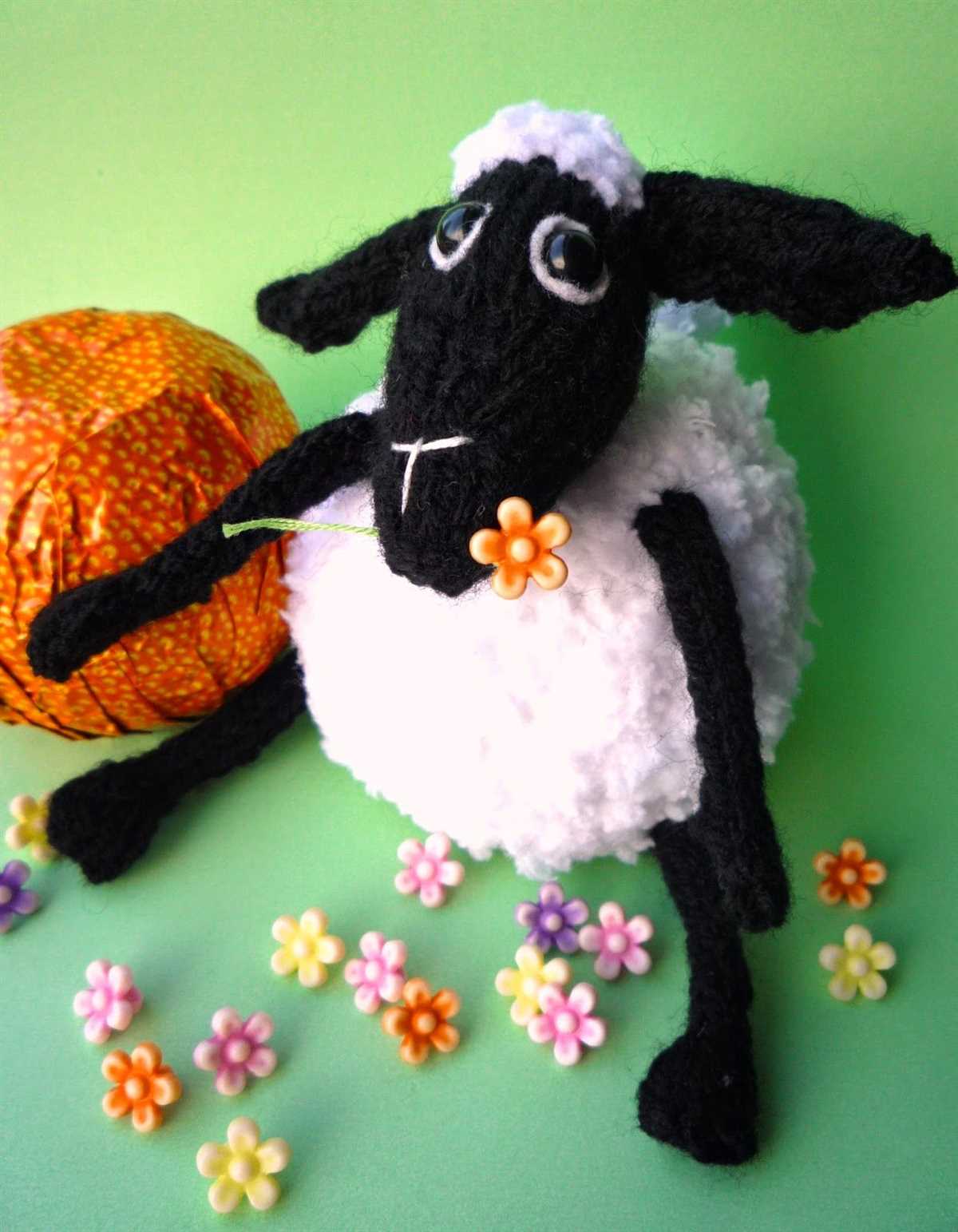 Knitting patterns for chocolate orange covers